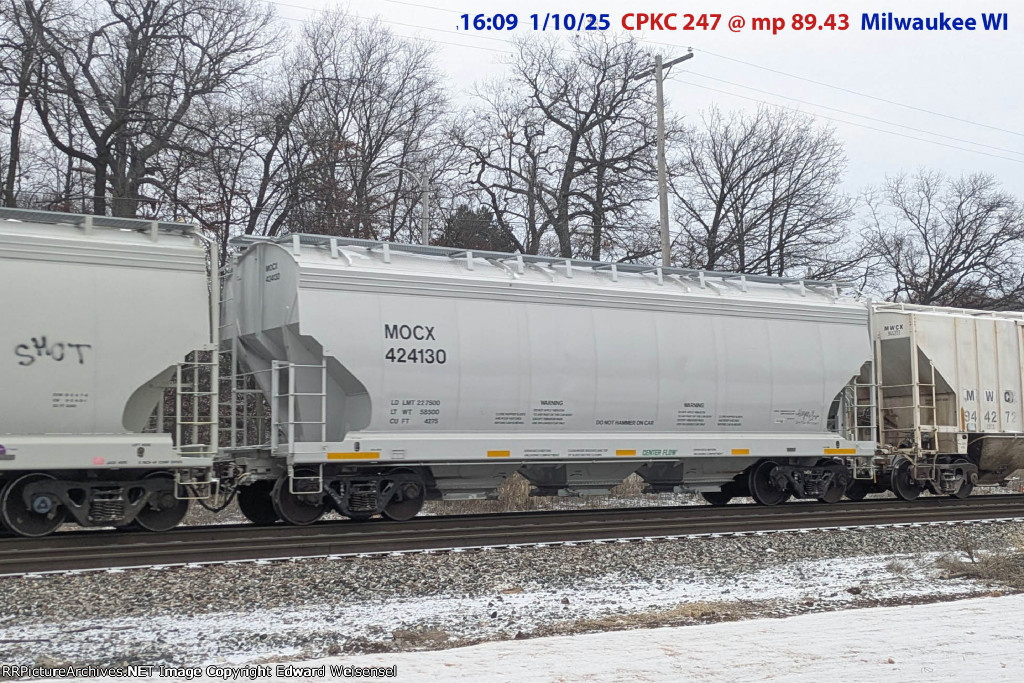 Mosaic potash hoppers on 249 - built in 2024